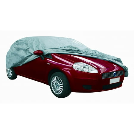 Basic Car Cover,Cuv Cover, L, 180"X70"X49",Grey, Dustproof, UV Protection, Water-Resistant
