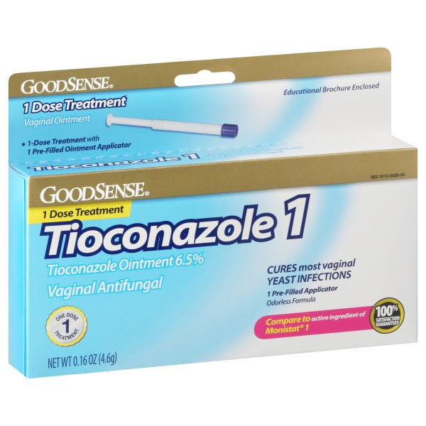 GoodSense Tioconazole 1 Vaginal Antifungal 1-Dose for Yeast Infections
