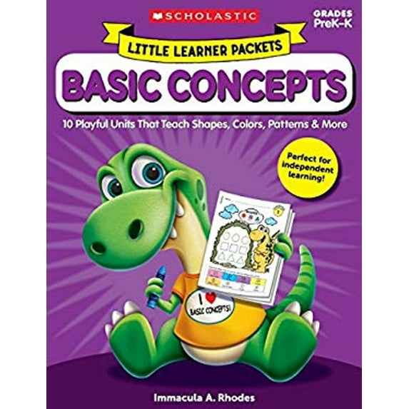 Pre-Owned Little Learner Packets: Basic Concepts: 10 Playful Units That Teach Shapes, Colors, Patterns & More (Paperback) 133823031X 9781338230314