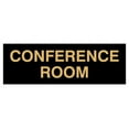 thumbnail image 1 of Basic Conference Room Sign (Black Gold) - Large, 1 of 5