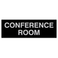 thumbnail image 1 of Basic Conference Room Sign (Black / Silver) - Large, 1 of 5