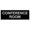 thumbnail image 1 of Basic Conference Room Sign (Black / Silver) - Small, 1 of 5