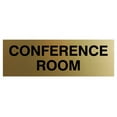 thumbnail image 1 of Basic Conference Room Sign (Brushed Gold) - Medium, 1 of 5