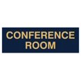 thumbnail image 1 of Basic Conference Room Sign (Navy Blue/Gold) - Small, 1 of 5