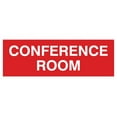 thumbnail image 1 of Basic Conference Room Sign (Red) - Medium, 1 of 5