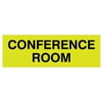 thumbnail image 1 of Basic Conference Room Sign (Yellow / Black) - Medium, 1 of 5