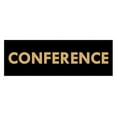 thumbnail image 1 of Basic Conference Sign (Black Gold) - Large, 1 of 5
