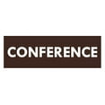 thumbnail image 1 of Basic Conference Sign (Dark Brown) - Medium, 1 of 5