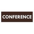 thumbnail image 1 of Basic Conference Sign (Dark Brown) - Small, 1 of 5