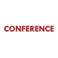 thumbnail image 1 of Basic Conference Sign (White/Red) - Large, 1 of 5