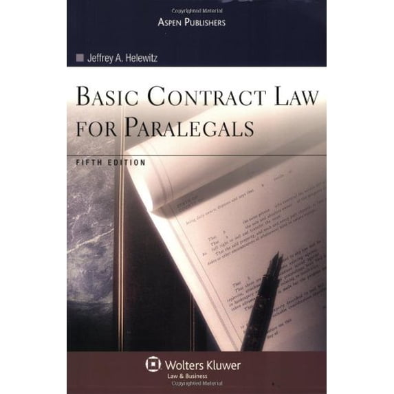 Pre-Owned Basic Contract Law for Paralegals (Paperback) 0735567352 9780735567351