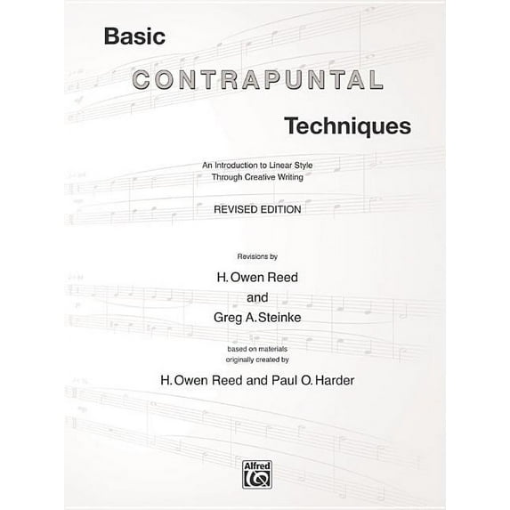 Basic Contrapuntal Techniques: An Introduction to Linear Style Through Creative Writing, Book & 2 CDs (Paperback)