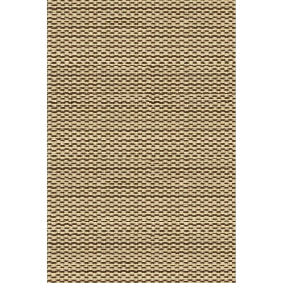 Basic Cream Brown Indoor/Outdoor Rug - UV Resistant, Made from 100% Recycled Material, Reversible
