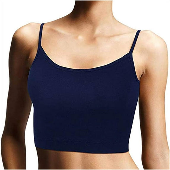 Basic Crop Tank Tops Sleeveless Racerback Crop Sport Top for Women