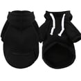 thumbnail image 1 of Basic Cute Dogs Hoodie Sweaters for Small Medium Large Dogs Cats Puppy Clothes Soft Fleece Cute Dogs Hoodies with Small Pockets Fall Winter Chihuahua Dachshund Golden Retriever Outfits (Black,5XL), 1 of 7