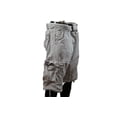 thumbnail image 1 of Men’s 06 Pockets Wrinkled Cargo Shorts – Light Grey, 1 of 1
