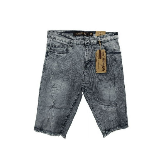 Basic Denim Ripped Shorts