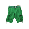 thumbnail image 1 of Men's 6-Pocket Utility Cargo Shorts - Multi-Color Summer Shorts Green, 1 of 2