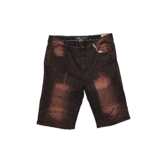 Basic Denim Ripped Shorts