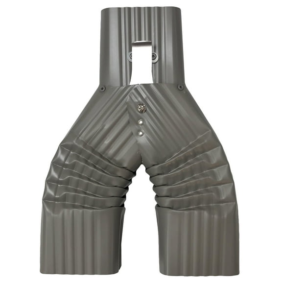 Basic Downspout Diverter for Rain Barrels (2X3, Bronze)
