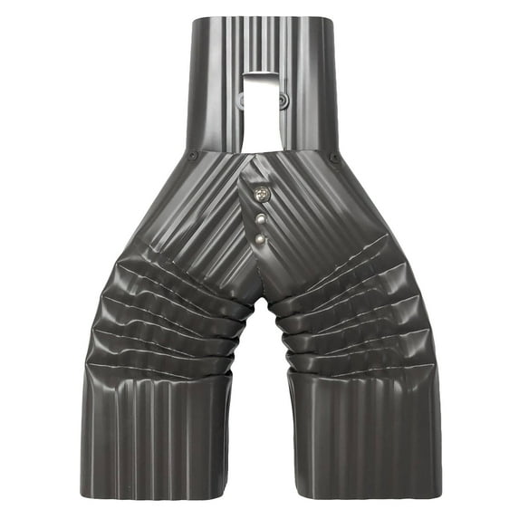 Basic Downspout Diverter for Rain Barrels (2X3, Musket Brown)