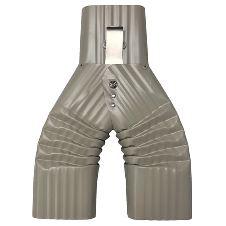 Basic Downspout Diverter for Rain Barrels (3X4, Clay)