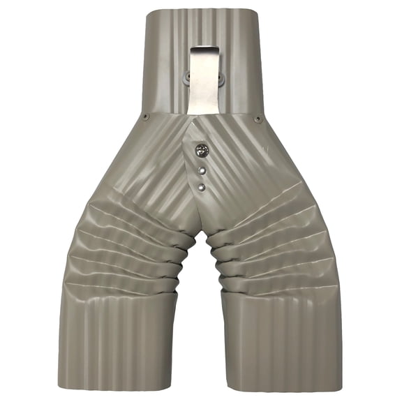 Basic Downspout Diverter for Rain Barrels (3X4, Clay)