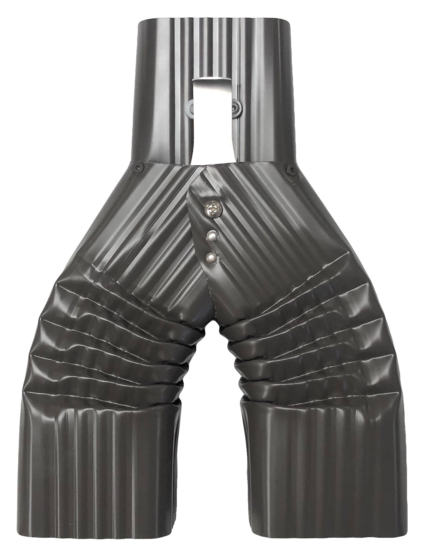 Basic Downspout Diverter for Rain Barrels (3X4, Musket Brown)