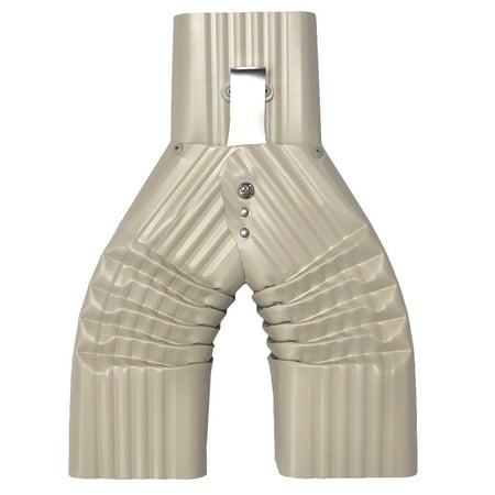 Basic Downspout Diverter for Rain Barrels (3X4, Wicker)