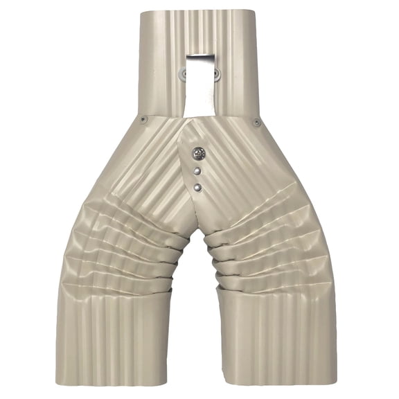 Basic Downspout Diverter for Rain Barrels (3X4, Wicker)