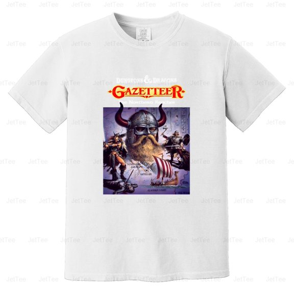 Basic Dungeons & Dragons 1977-1995 019 Gaming Fantasy Comfort Color T-Shirt Unisex, up to 4XL