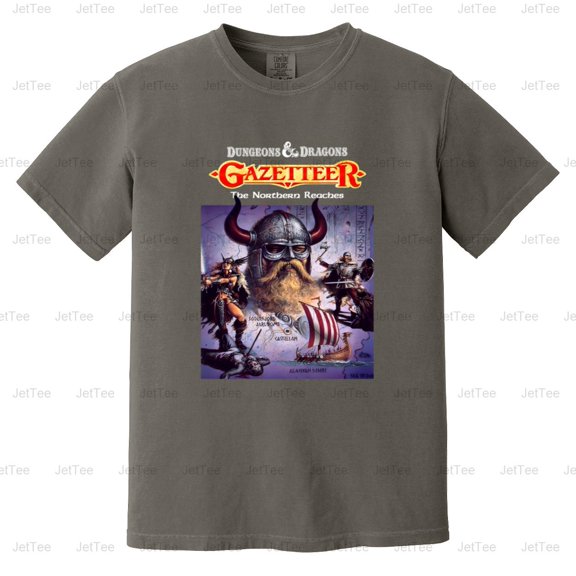 Basic Dungeons & Dragons 1977-1995 019 Gaming Fantasy Comfort Color T-Shirt Unisex, up to 4XL