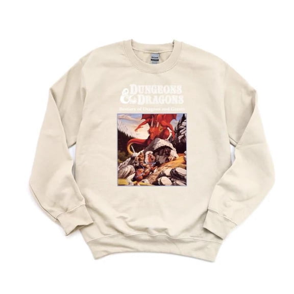 Basic Dungeons & Dragons 1977-1995 Art 004 Vintage RPG Gaming Fantasy SweatShirt Unisex, up to 5XL