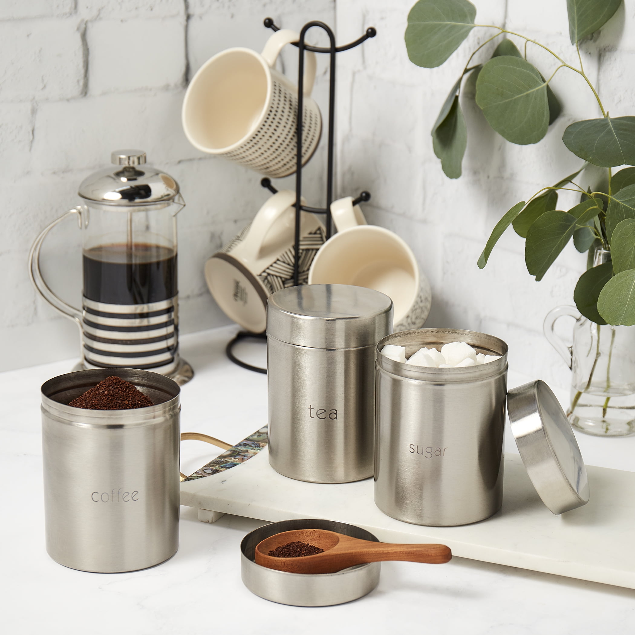 Kitchen Essentials Tea, Coffee,Sugar,Cutlery Set,Clock Spoon
