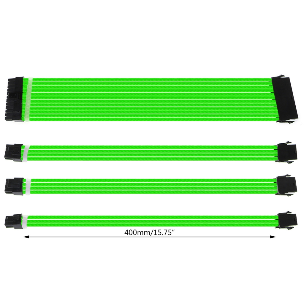 Basic Extension Cable Kit 24PIN 8PIN 6PIN 4+4PIN GPU CPU Power Supply