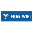 thumbnail image 1 of Basic Free Wifi Sign (Blue) - Large, 1 of 5