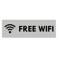 thumbnail image 1 of Basic Free Wifi Sign (Lt Gray) - Small, 1 of 5