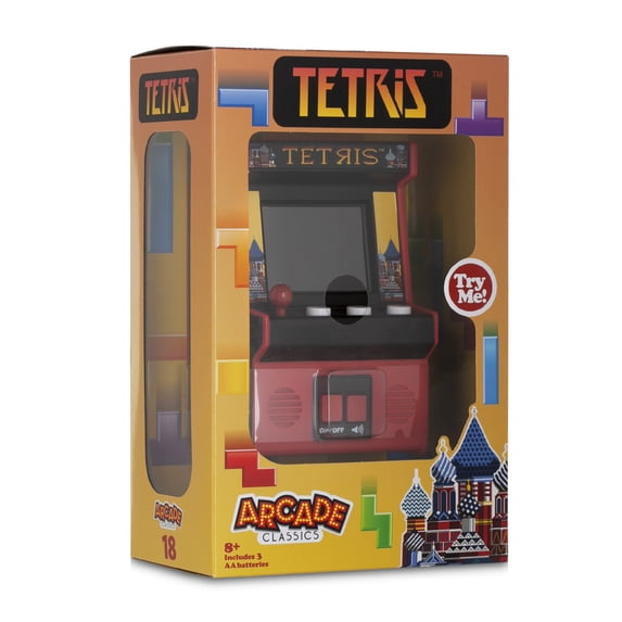 Basic Fun Arcade Classics Tetris Retro Mini Arcade Game