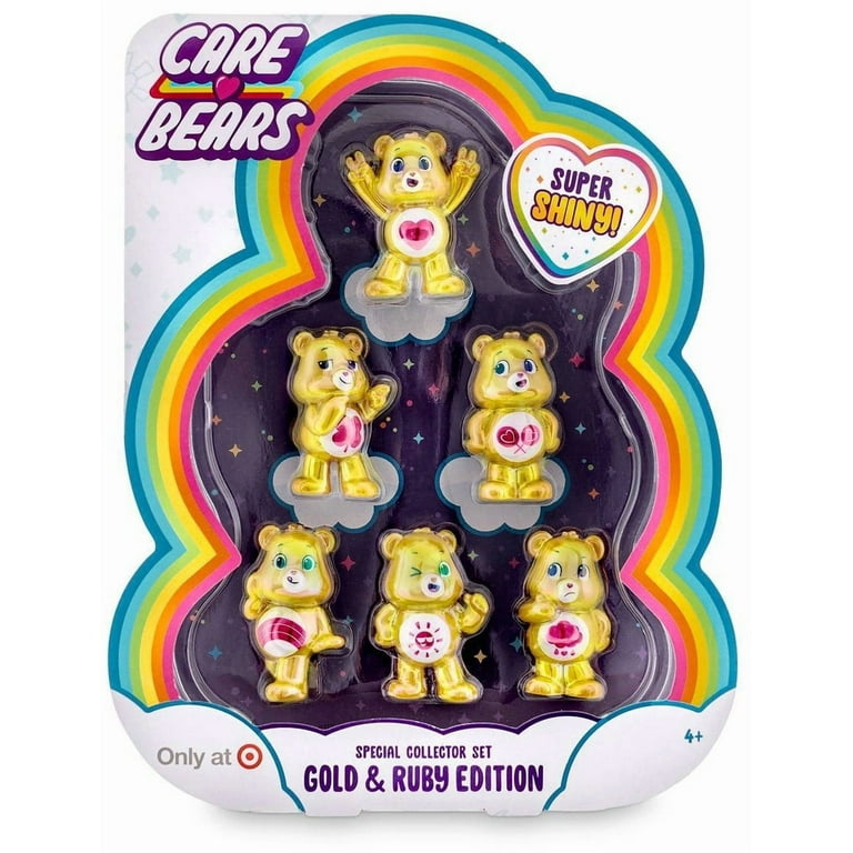 Care Bears Friends Collectibles Mini Figure 6-Pack - Gold & Ruby