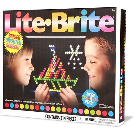 Basic Fun Lite-Brite Ultimate Classic Retro and Vintage Toy, Gift for Girls and Boys, Ages 4+