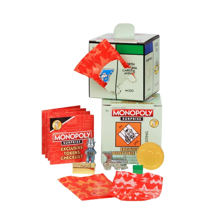 Basic Fun! Monopoly Surprise Board Games - Collectible Tokens