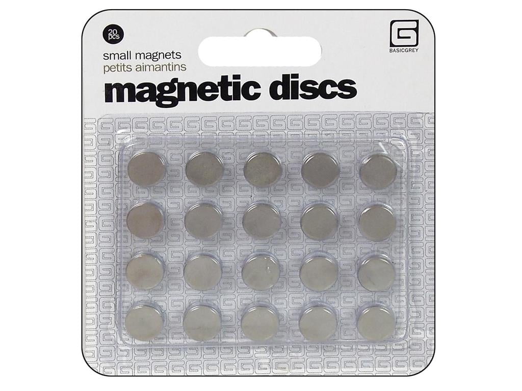 Basic Grey - Small Magnetic Discs