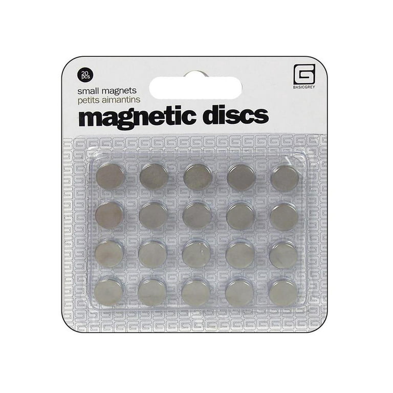 Basic Grey Magnet Snaps, 3/8, 20/pkg 