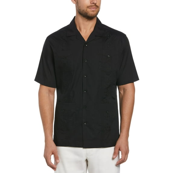 Basic Guayabera Button-Up Shirt