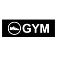 thumbnail image 1 of Basic Gym Sign (Black) - Large, 1 of 5