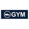 thumbnail image 1 of Basic Gym Sign (Navy Blue / White) - Small, 1 of 5