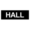 thumbnail image 1 of Basic Hall Sign (Black) - Small, 1 of 5