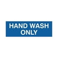 thumbnail image 1 of Basic Hand Wash Only Sign (Blue) - Large, 1 of 5