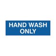 thumbnail image 1 of Basic Hand Wash Only Sign (Blue) - Medium, 1 of 5