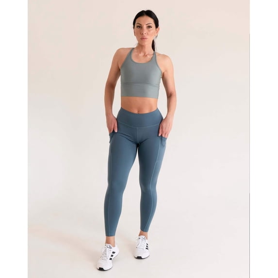 Women’s High Waist Tummy Control Butt Lifting Legging, Moisture Wicking Activewear